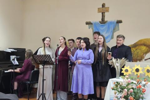 Посещение церкви ЕХБ в гп Руденск